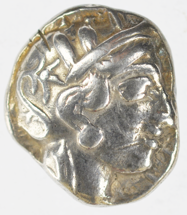 Athena Owl Tetradrachm Silver Coin (440-404 BC)-(Ath14)