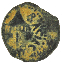 Herod Agrippa Bronze Prutah ACTS12 Year 37-44AD (HA52)