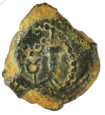 HEROD I THE GREAT Anchor Cornucopia Prutah (Herod Anchor 01)