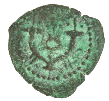 HEROD I THE GREAT Anchor Cornucopia Prutah (Herod Anchor 02)