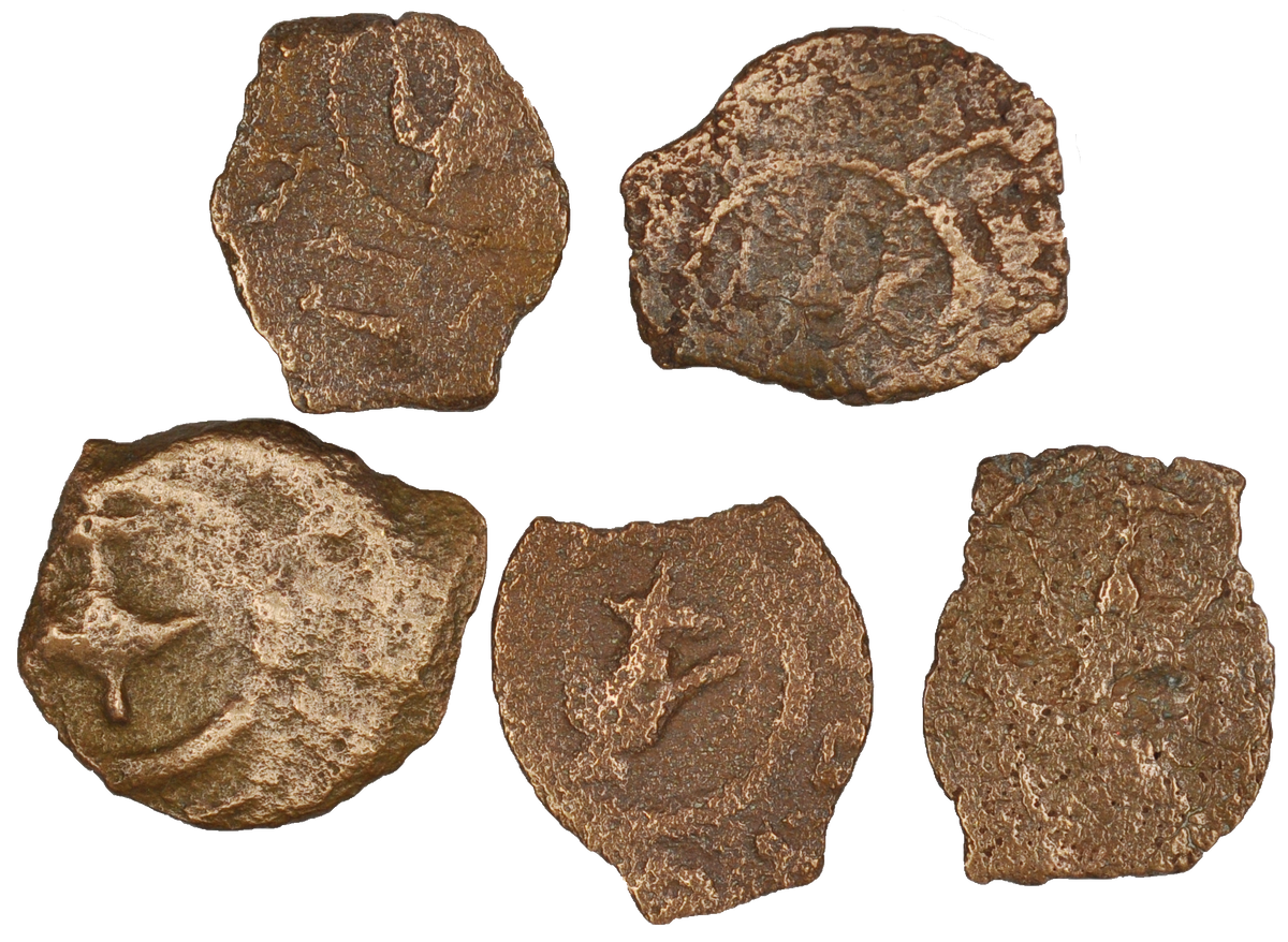 Economy Authentic Widow's Mite Lepton Coins -Set of 5 Mites (LPSet-d) (Copy)