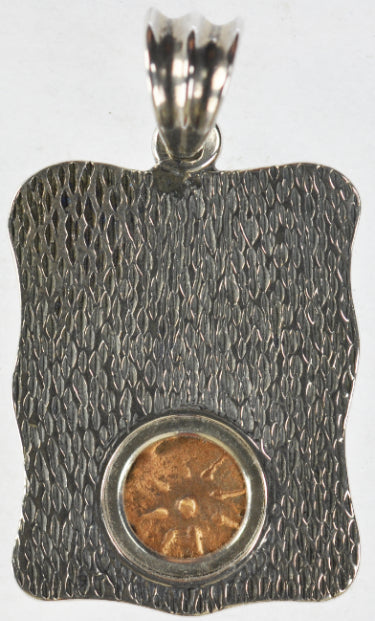 Widows Mite Silver Bezel "Scripture" Pendant (SP10)