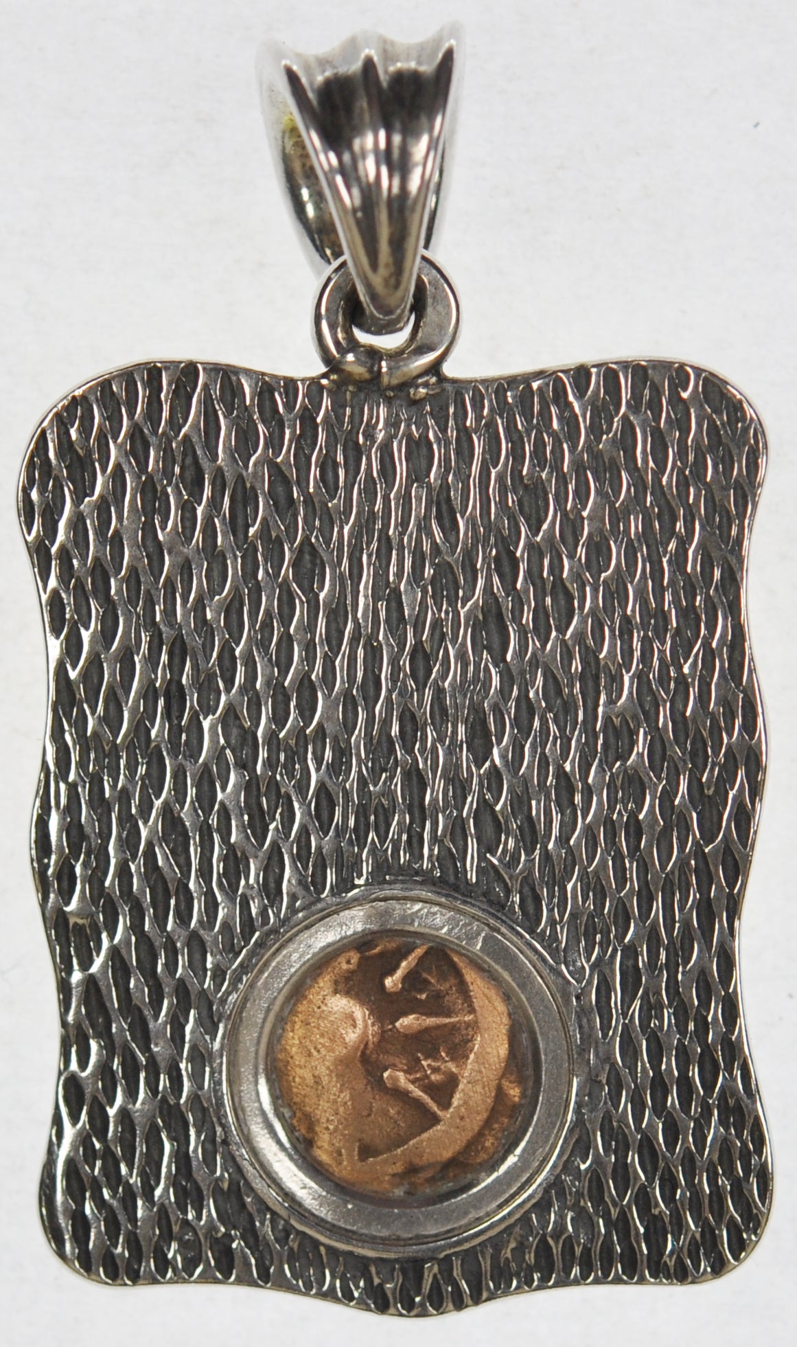 Widows Mite Silver Bezel "Scripture" Pendant (SP11)