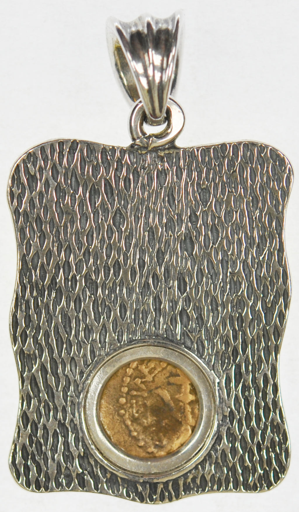 Widows Mite Silver Bezel "Scripture" Pendant (SP12)