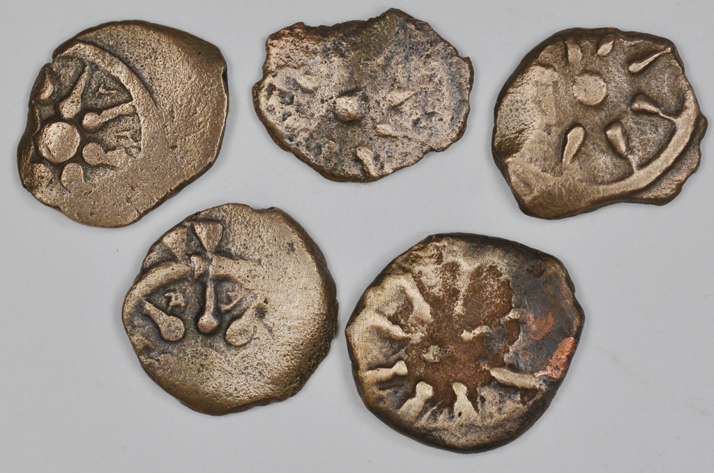 Economy Authentic Widow's Mite Prutah Coins -Set of 5 Mites  (PRSet-a)