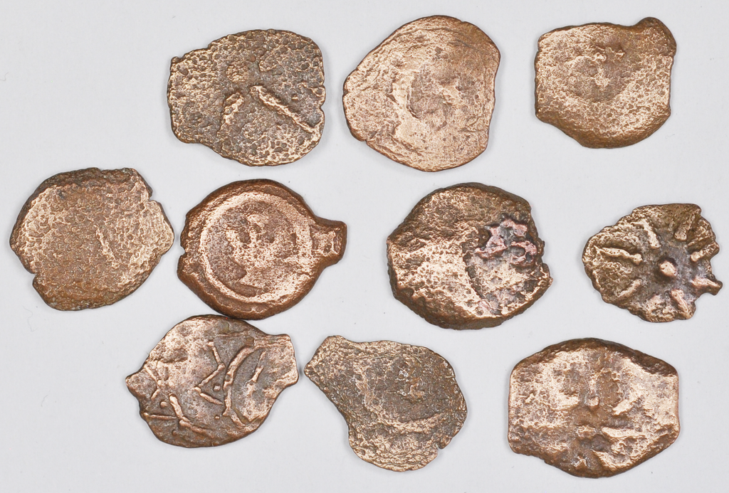 Economy Authentic Widow's Mite Lepton Coins -Set of 10 Mites (LPSet-a)